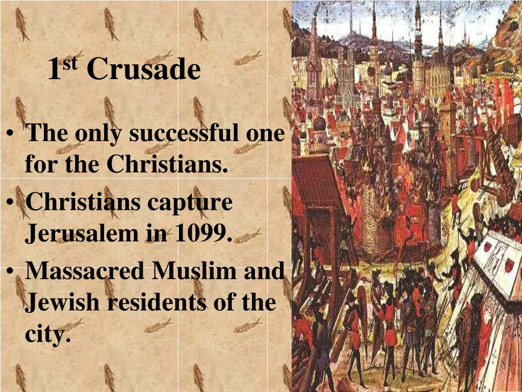 1 st crusade