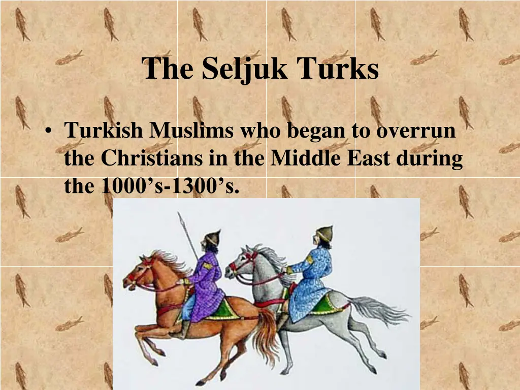 the seljuk turks