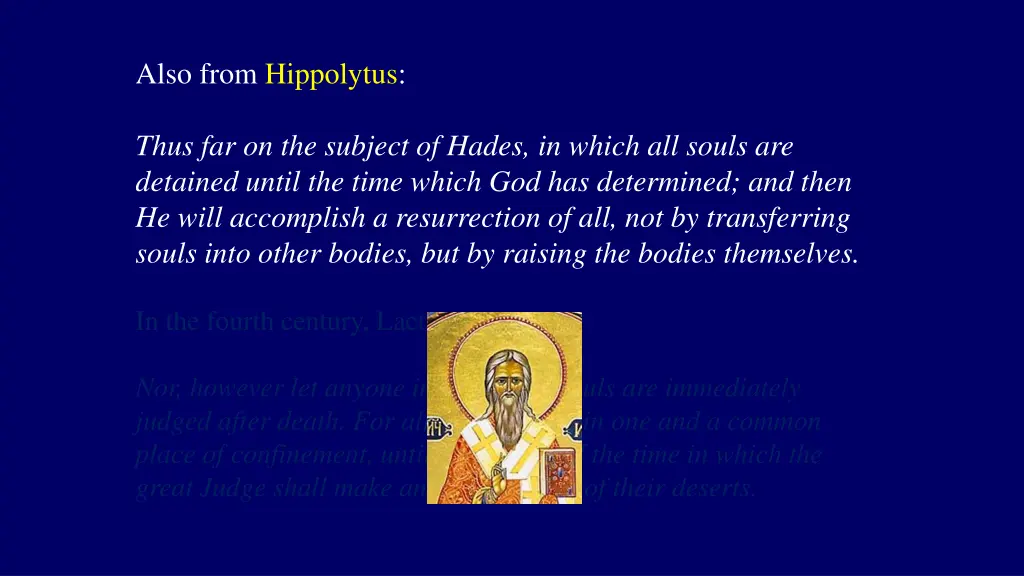 also from hippolytus