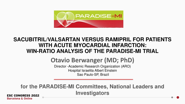 sacubitril valsartan versus ramipril for patients