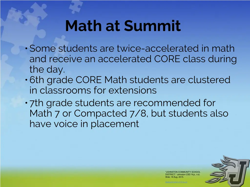 math at summit