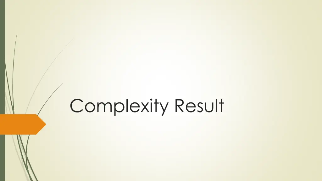 complexity result