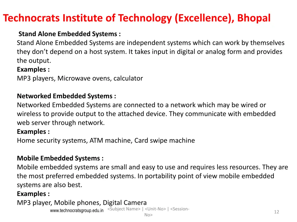 technocrats institute of technology excellence 11