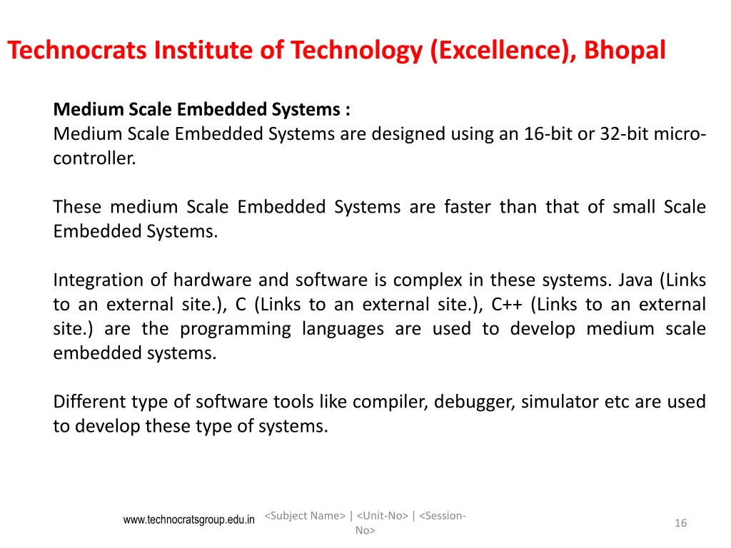 technocrats institute of technology excellence 15