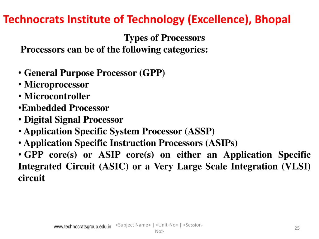 technocrats institute of technology excellence 24