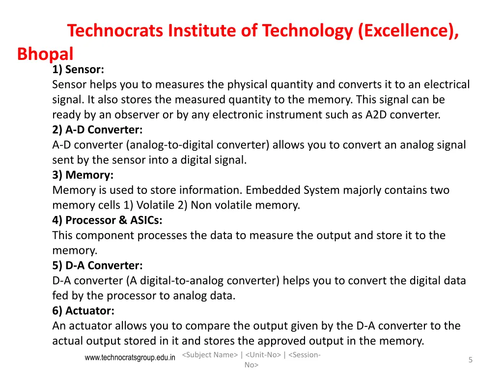 technocrats institute of technology excellence 4