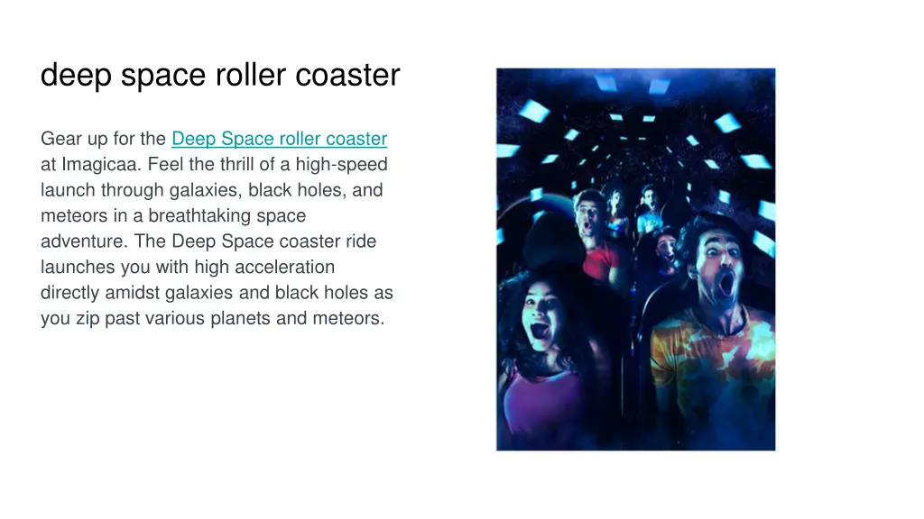 deep space roller coaster