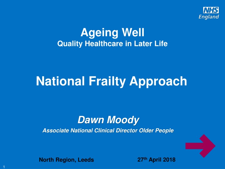 ageing well quality healthcare in later life