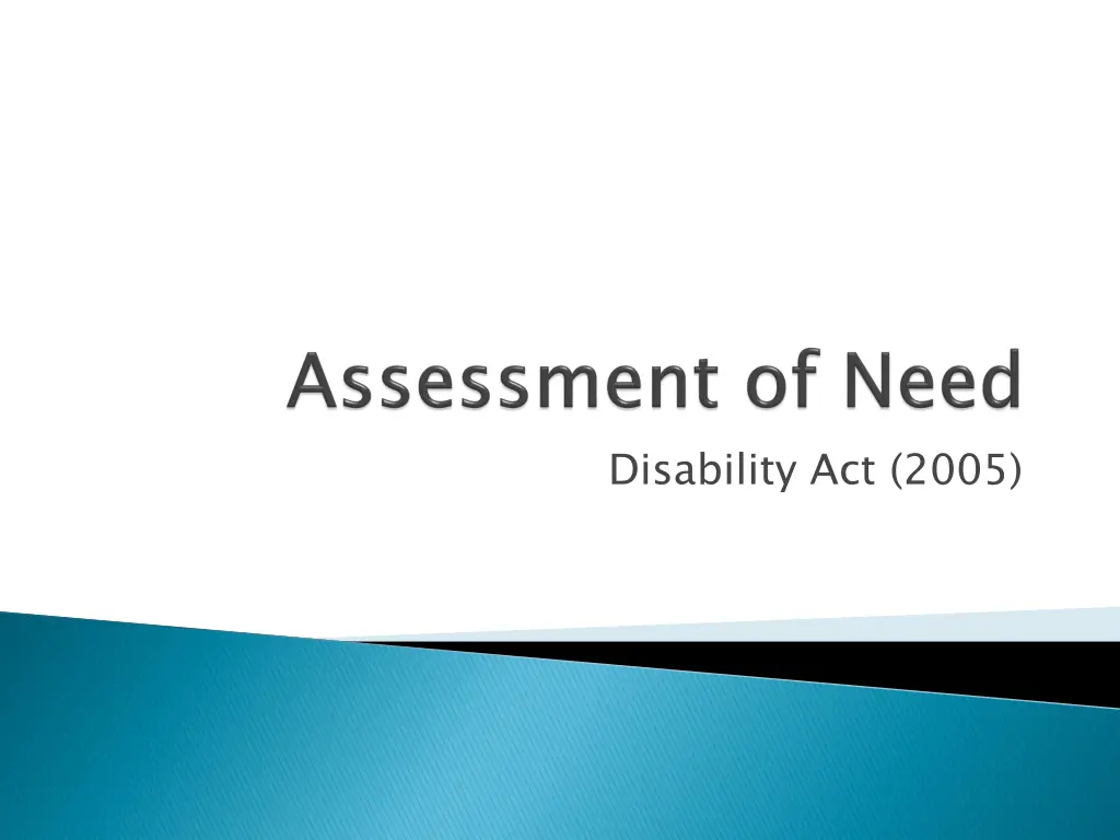 disability act 2005