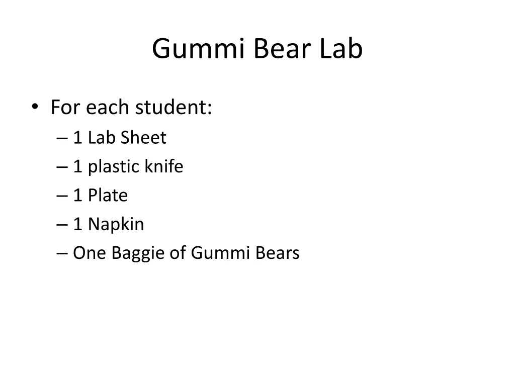 gummi bear lab