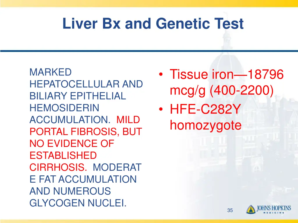 liver bx and genetic test