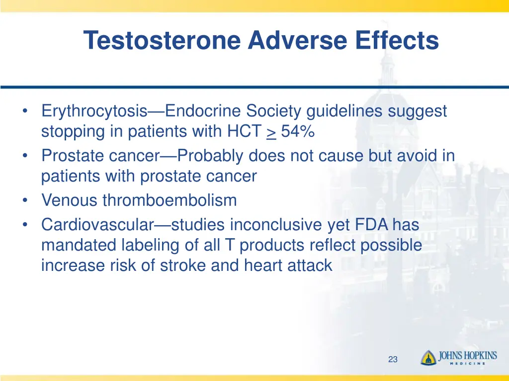 testosterone adverse effects