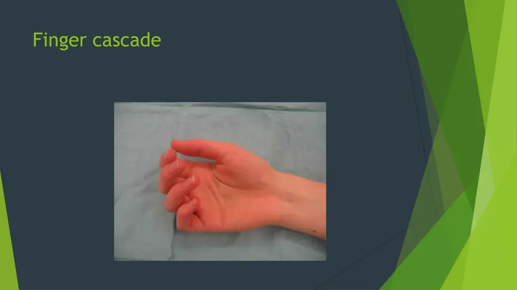 finger cascade