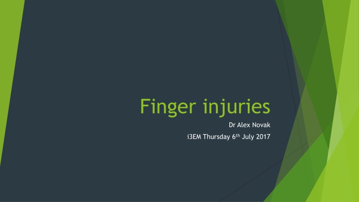 finger injuries