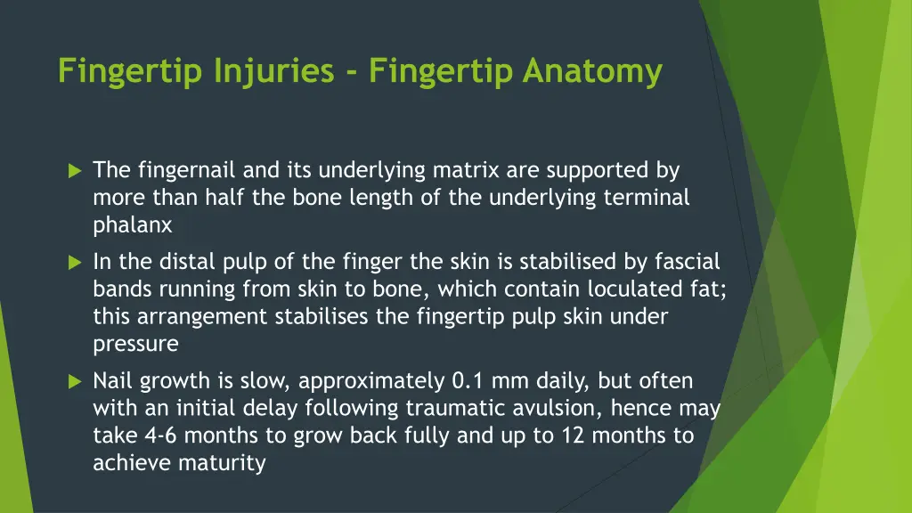 fingertip injuries fingertip anatomy 1