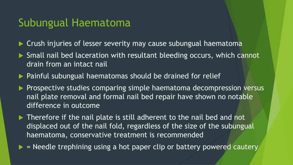 subungual haematoma 1