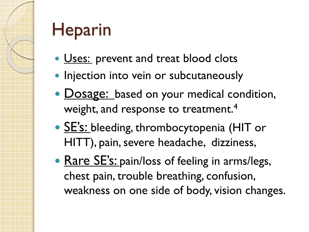 heparin