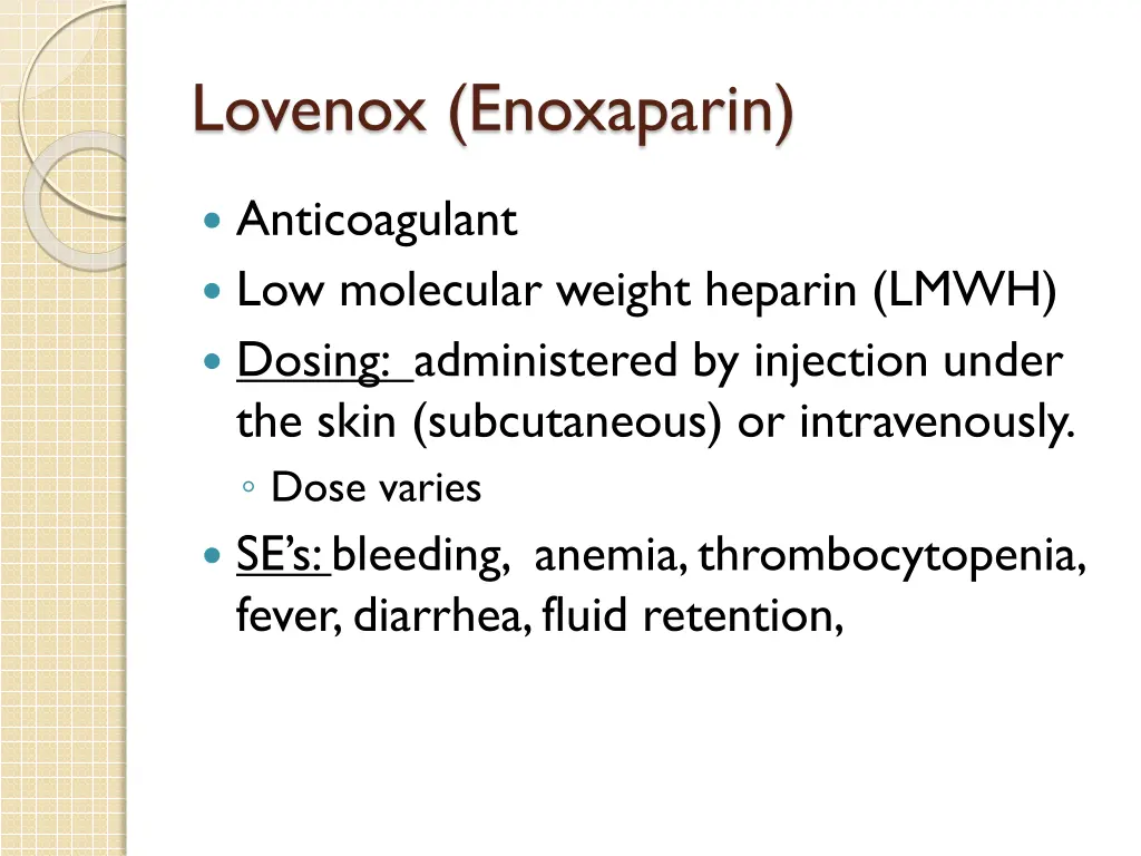 lovenox enoxaparin