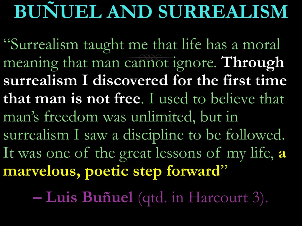 bu uel and surrealism