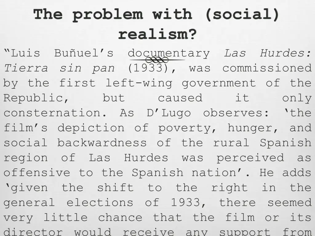 the problem with social realism luis