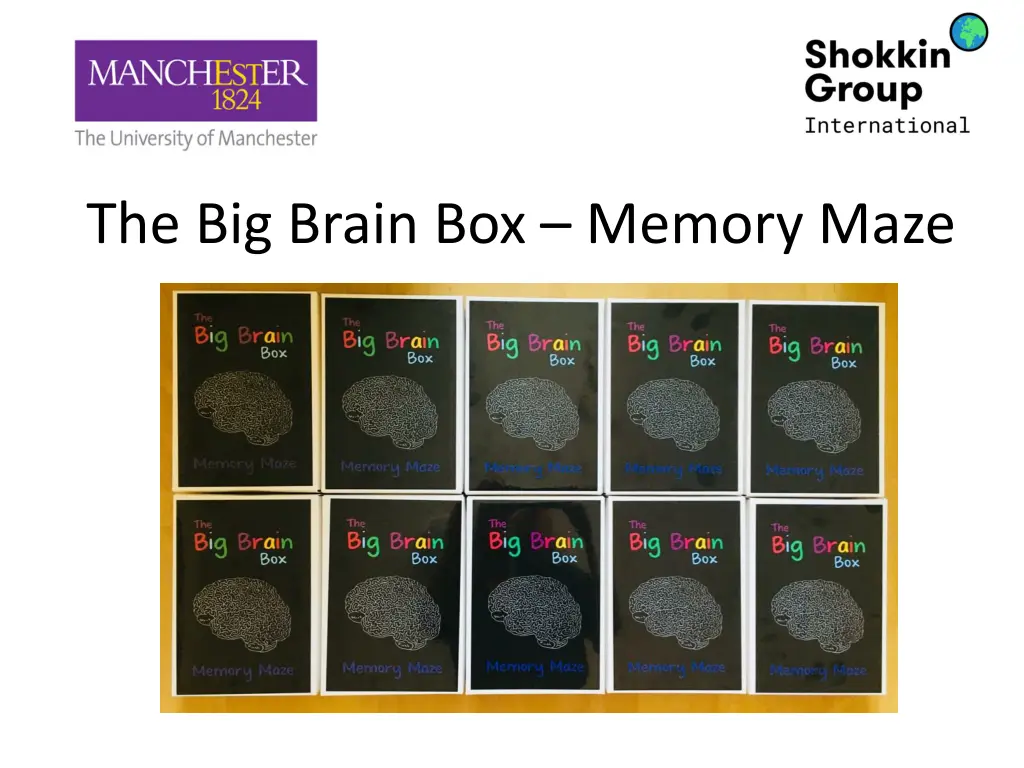 the big brain box memory maze