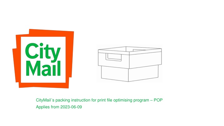 citymail s packing instruction for print file