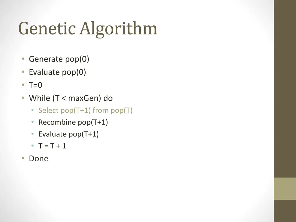 genetic algorithm 2