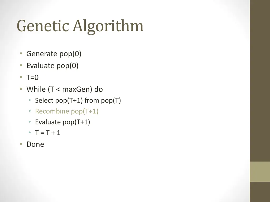 genetic algorithm 3