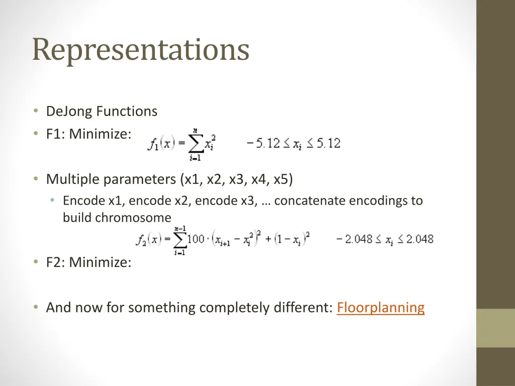 representations 1