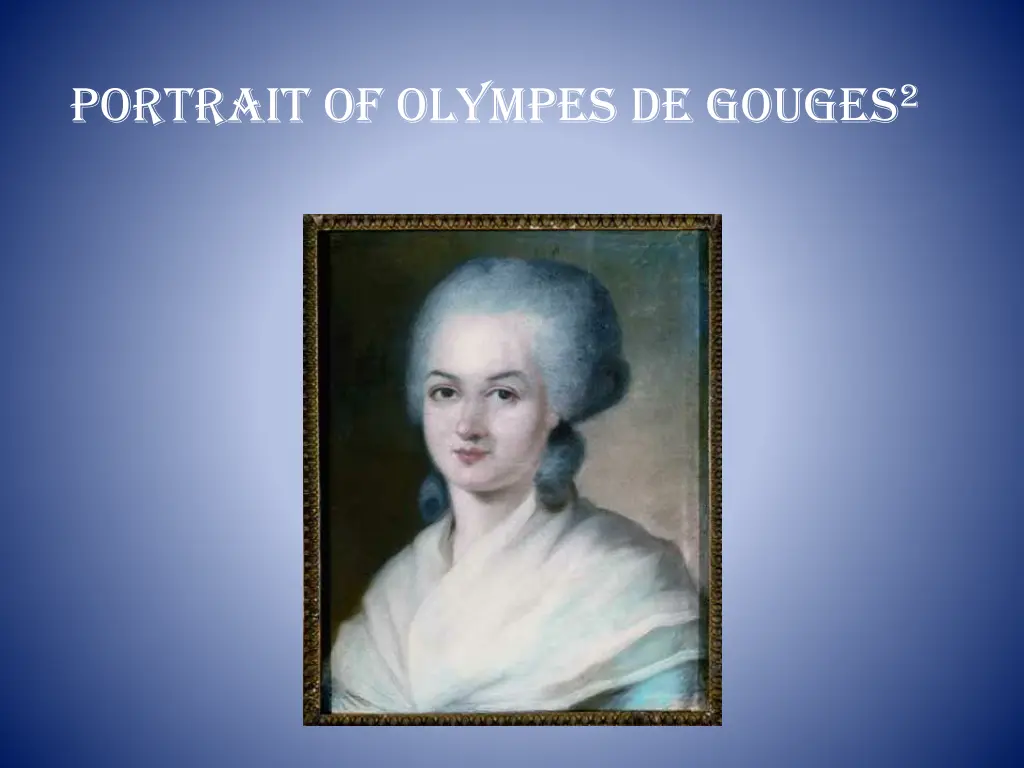 portrait of olympes de gouges 2