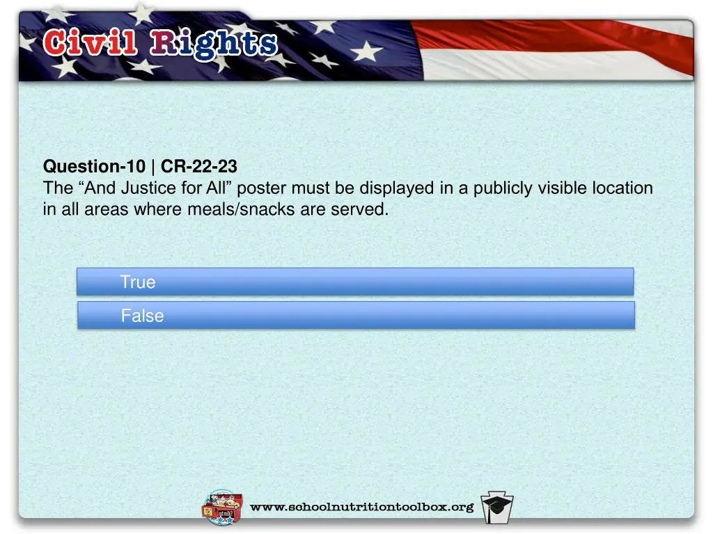 question 10 cr 22 23 the and justice