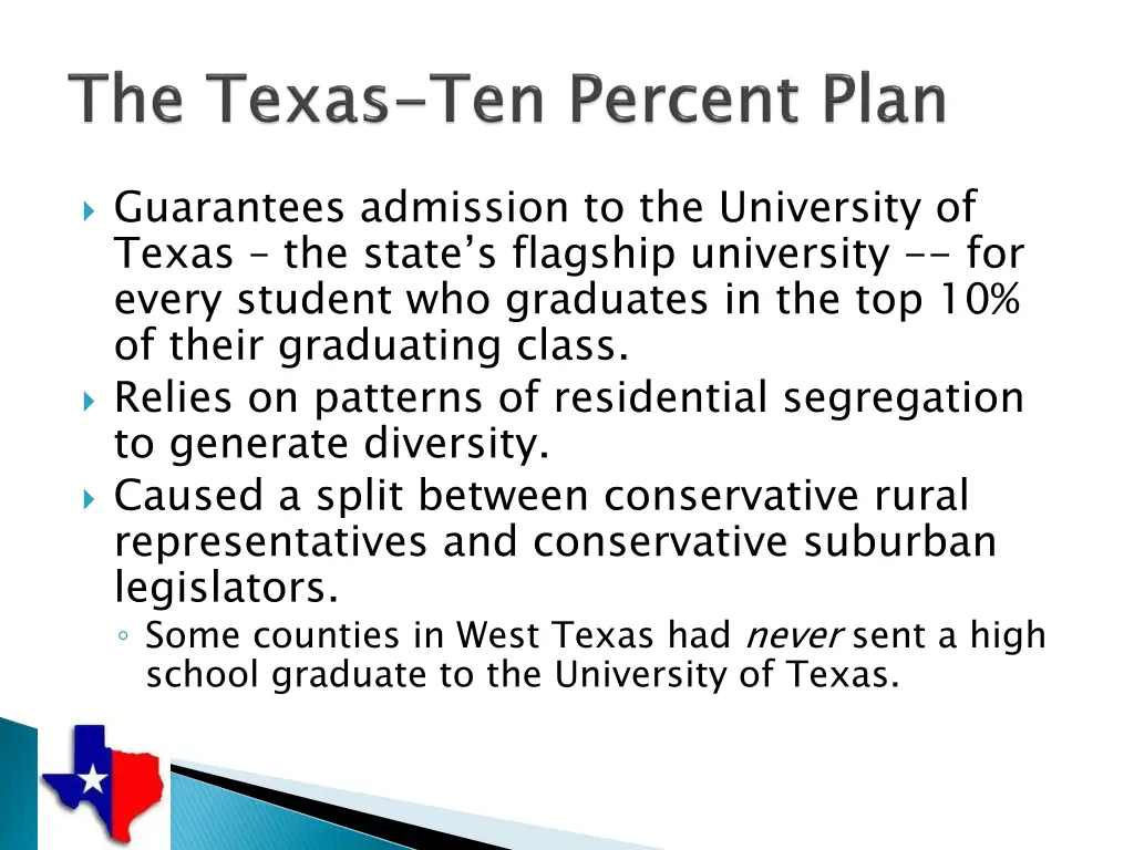 guarantees admission to the university of texas