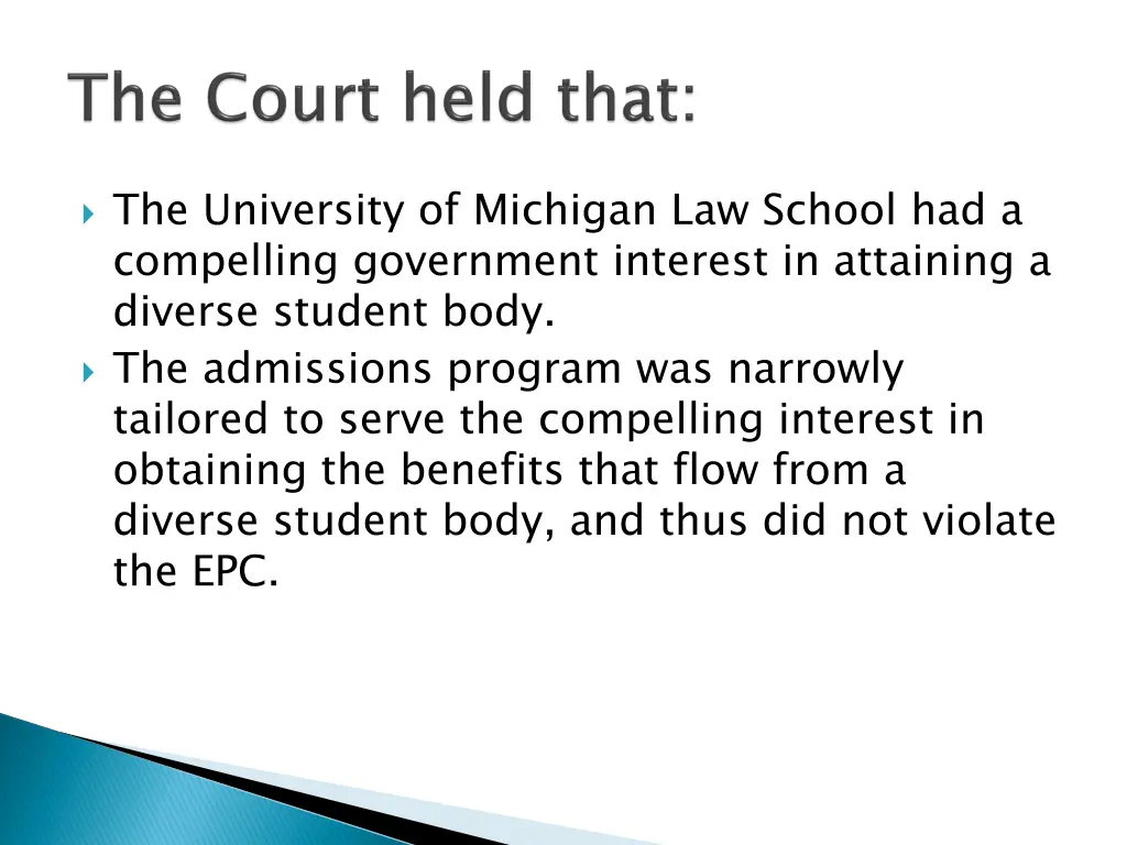 the university of michigan law school