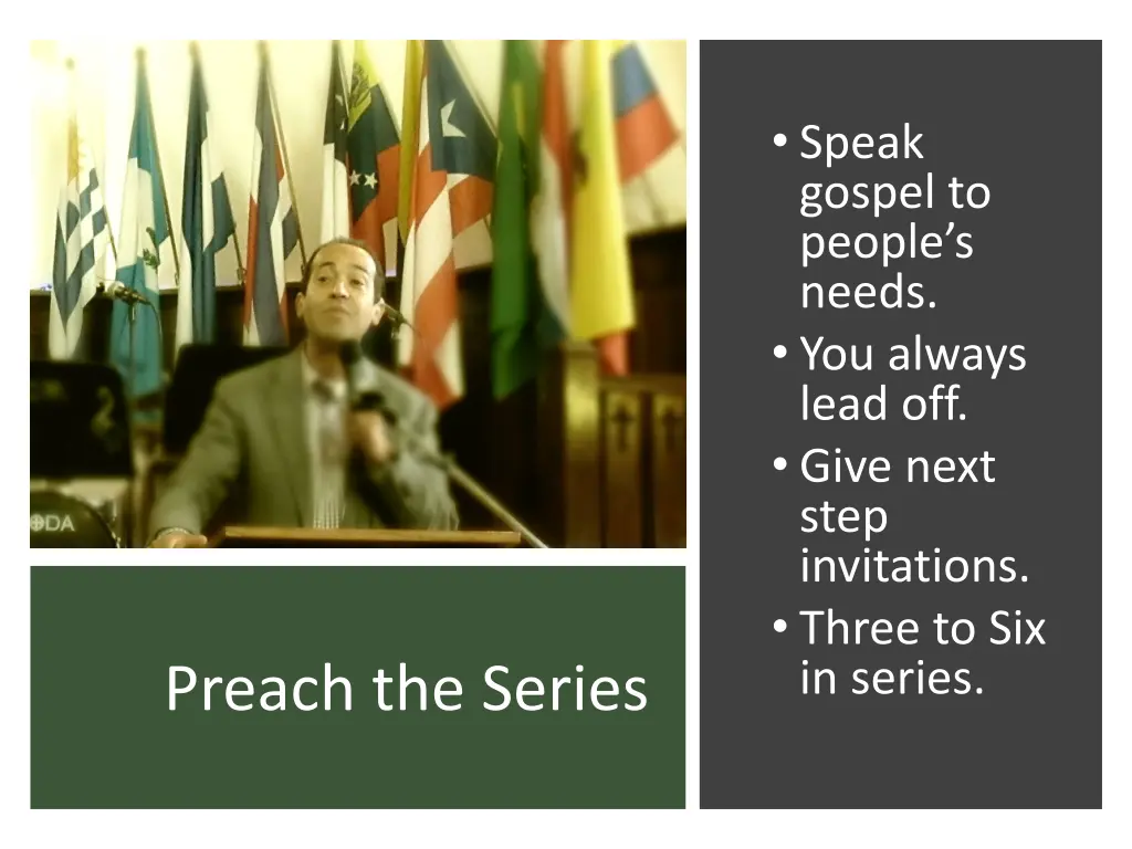 speak gospel to people s needs you always lead