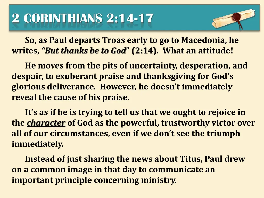 2 corinthians 2 14 17 2