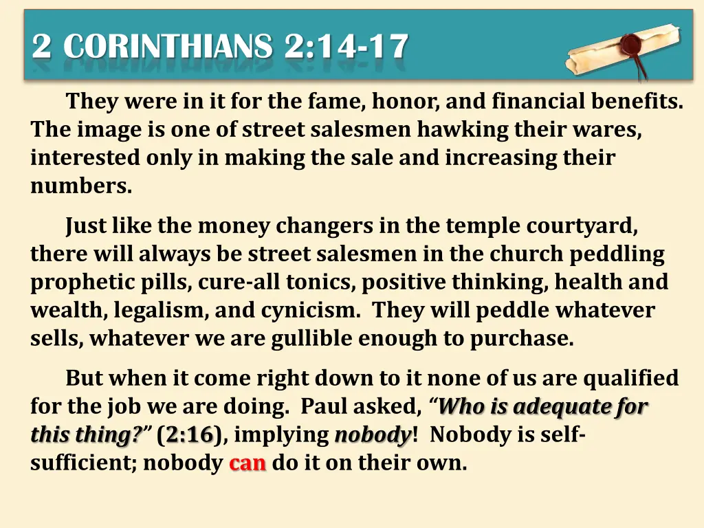 2 corinthians 2 14 17 8