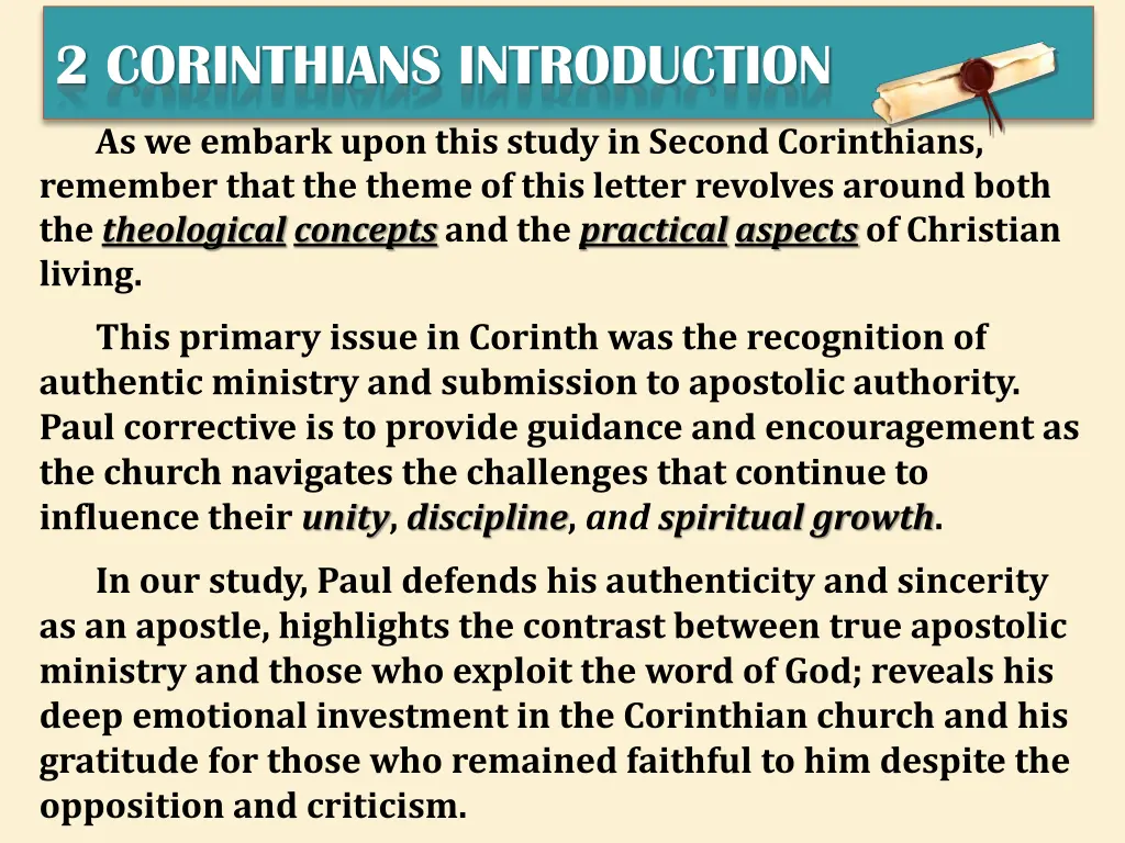 2 corinthians introduction