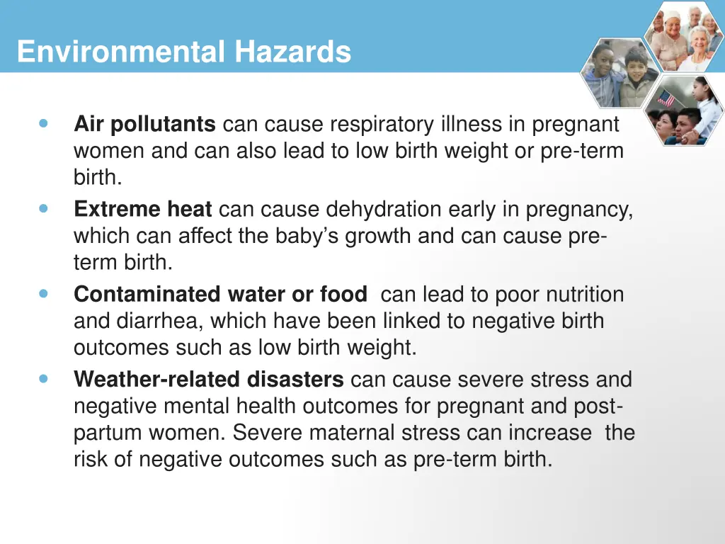 environmental hazards