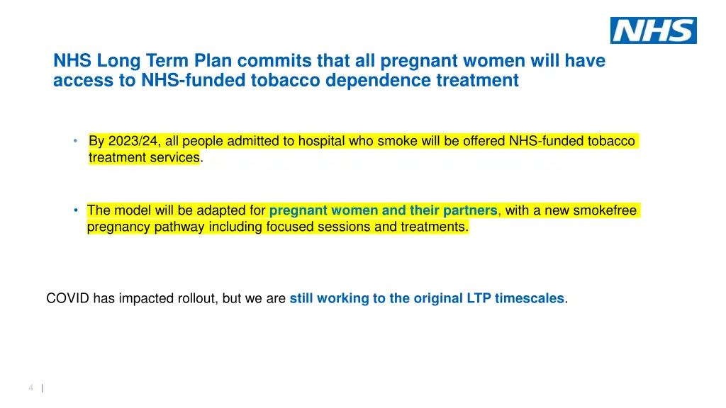 nhs long term plan commits that all pregnant