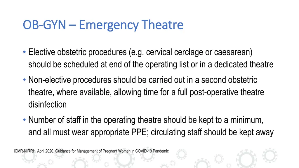 ob ob gyn gyn emergency theatre emergency theatre