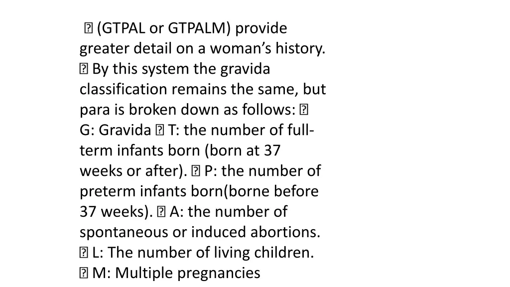 gtpal or gtpalm provide greater detail on a woman