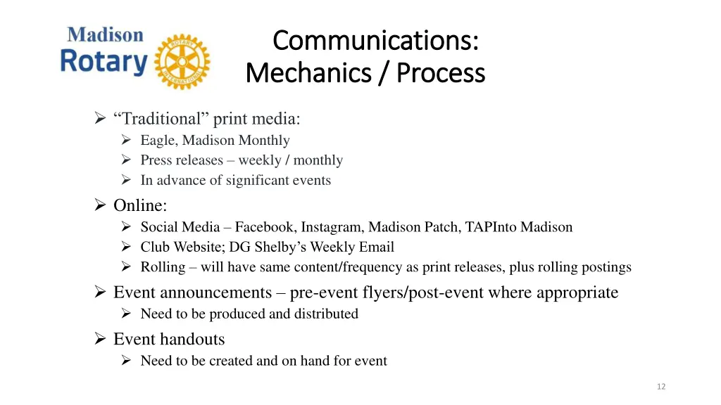 communications communications mechanics process