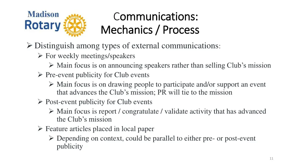 communications ommunications mechanics process