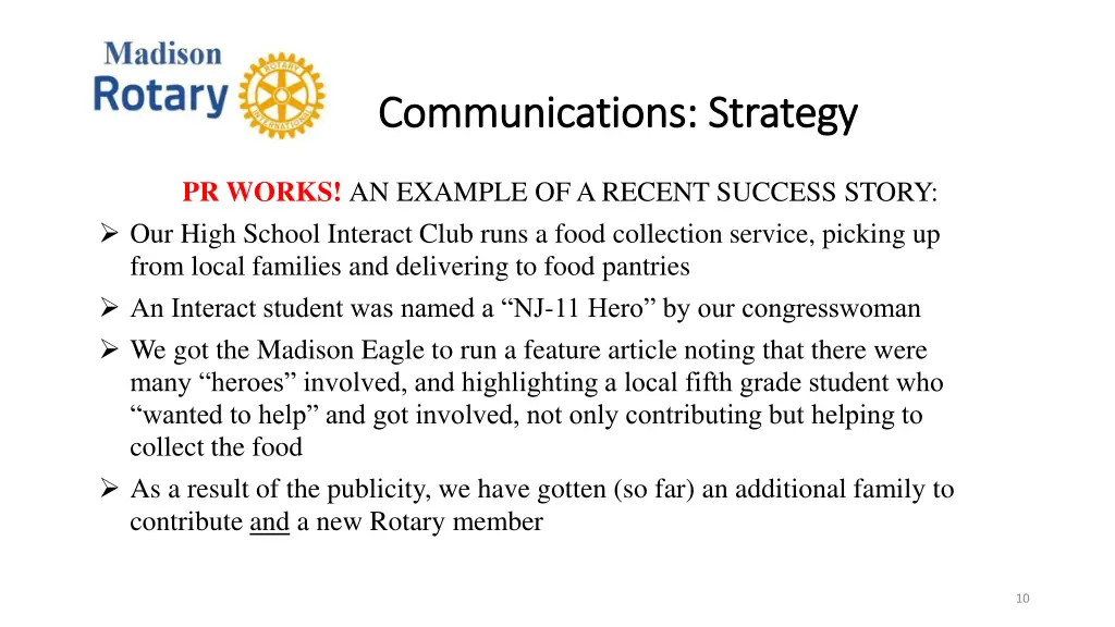 communications strategy communications strategy 6