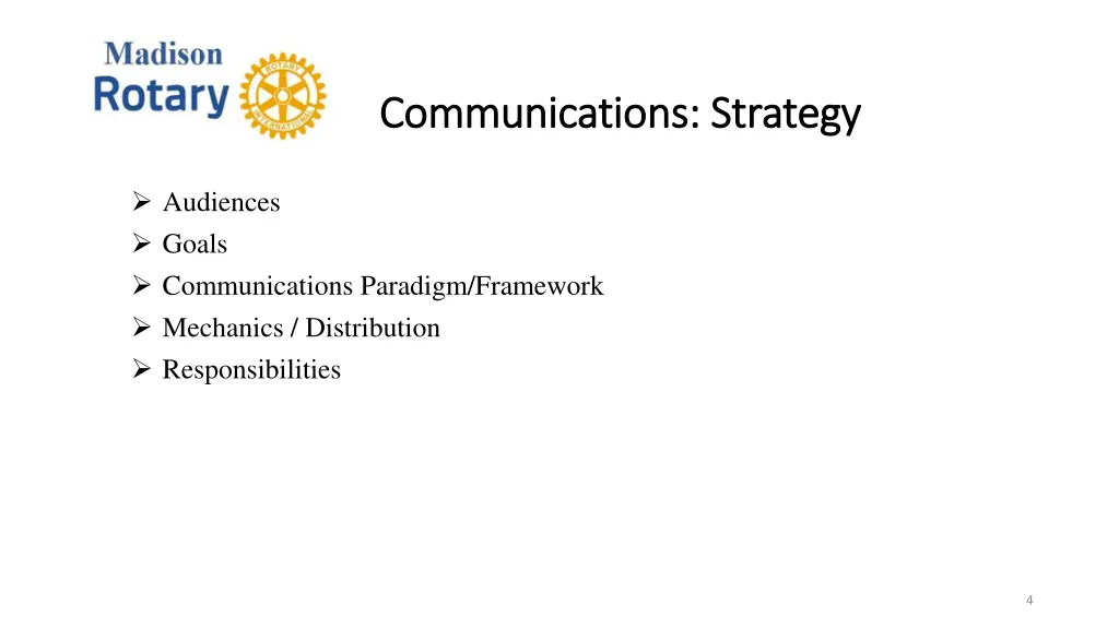 communications strategy communications strategy