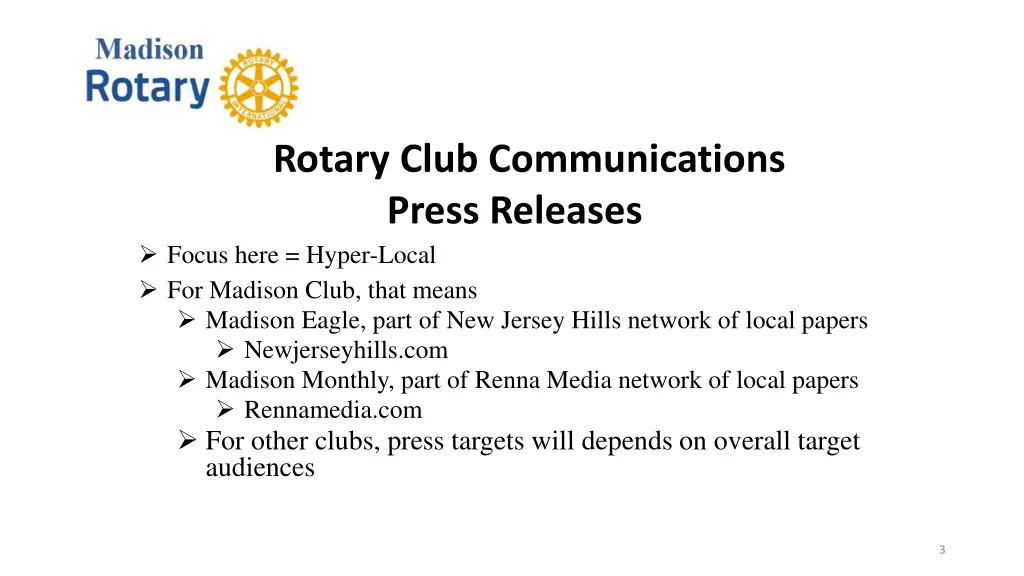 rotary club communications press releases focus 1