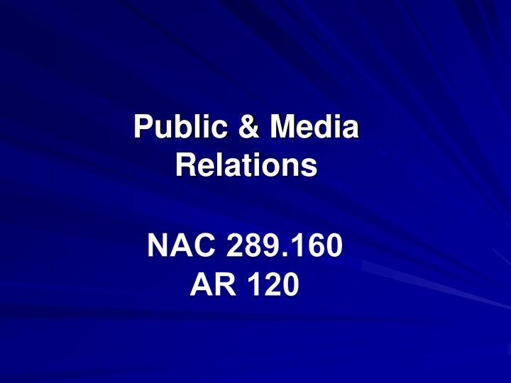 public media relations