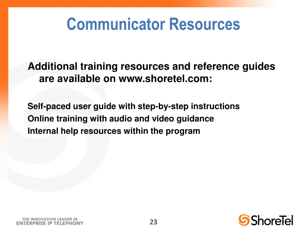 communicator resources