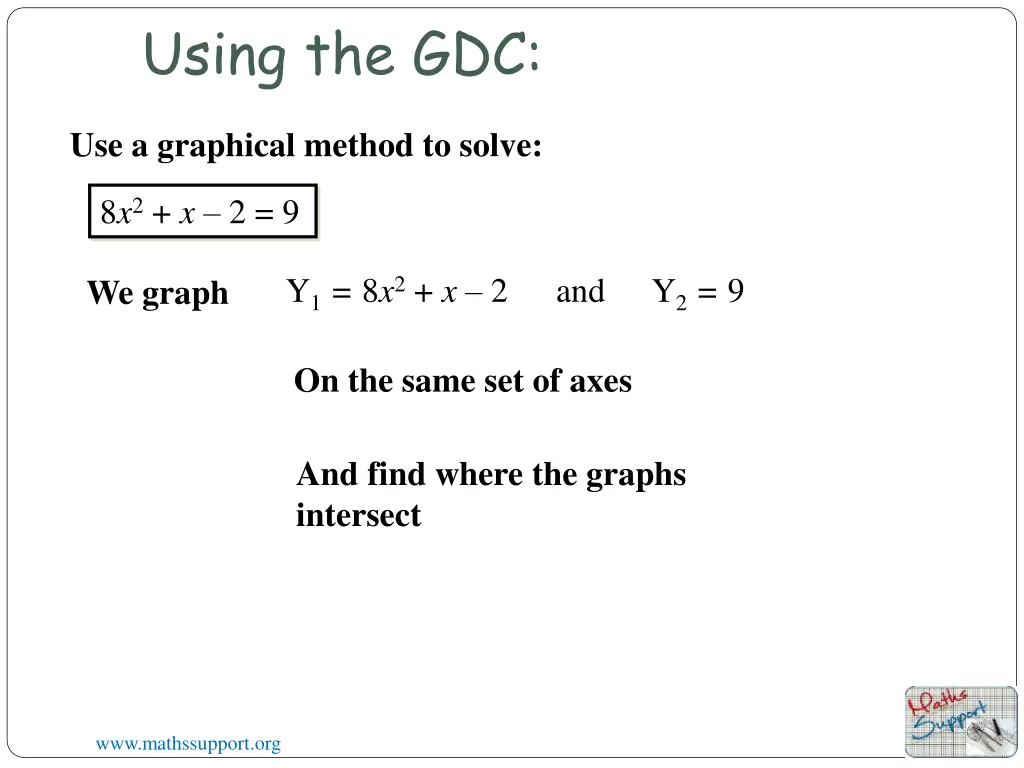 using the gdc 8