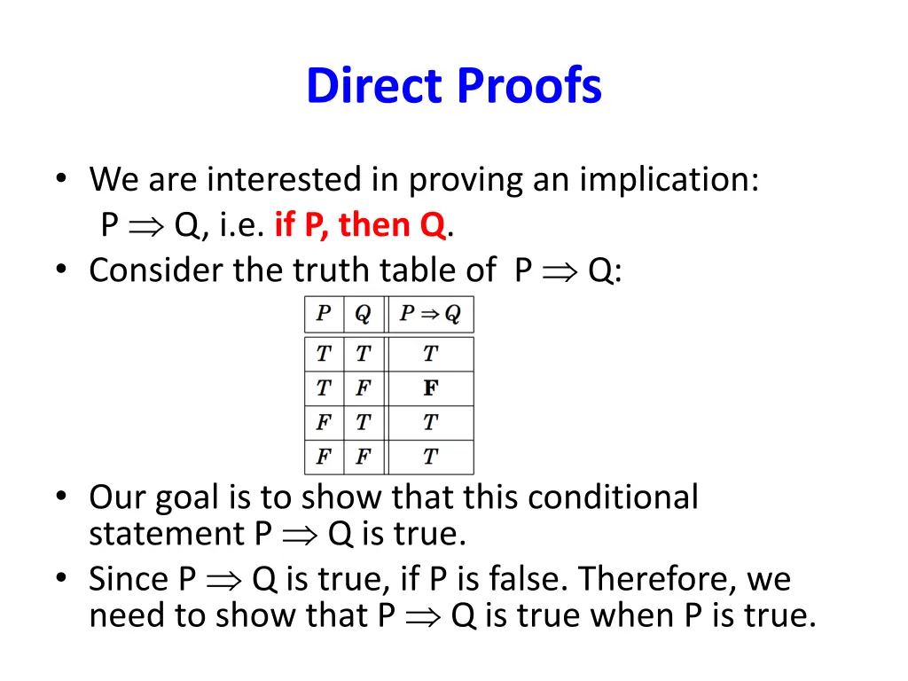 direct proofs 2